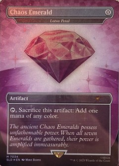 Lotus Petal - Chaos Emerald Secret Lair Drop - Sonic